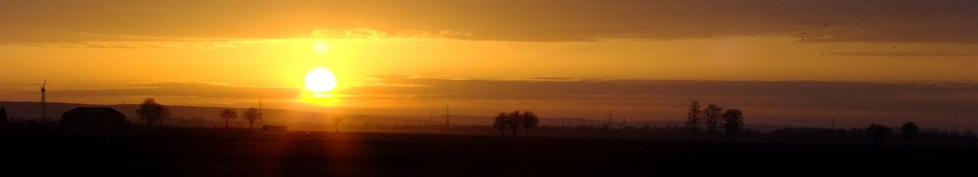 Sonnenuntergang in der Börde