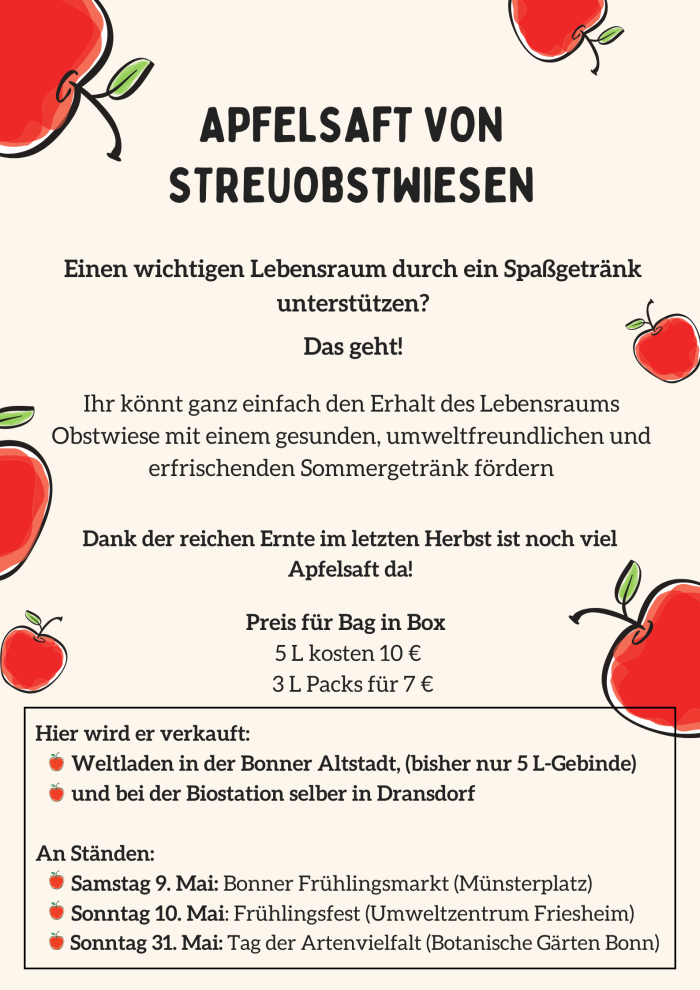 Apfelsaftwerbung